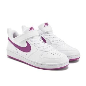 Nike Kids' Court Borough Recraft Low Top Sneaker Little Kid